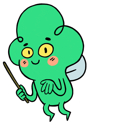oneeyetiger fart fairy gas broccoli Sticker