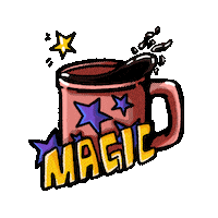 Coffee Magic Sticker