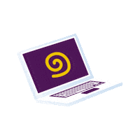 Laptop Sticker by Escola Champagnat
