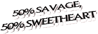 text savage Sticker