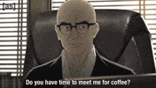 Coffee Sitting GIF by Adult Swim