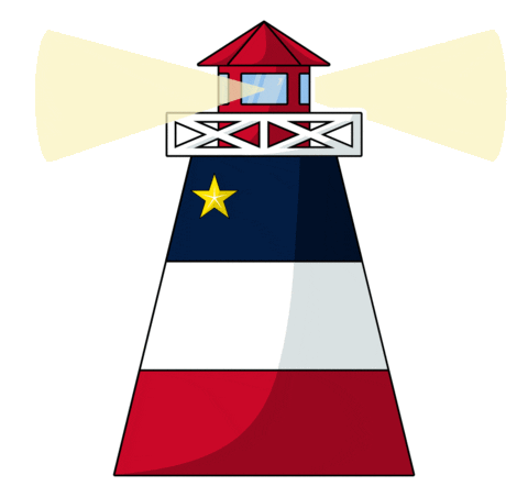 CongresMondialAcadien giphyupload light flag boat Sticker