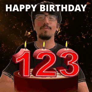 Happy Bday 123 GIF