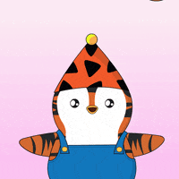 Celebrate Happy Birthday GIF by Pudgy Penguins