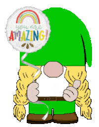 Gnome Thumbs Up Sticker