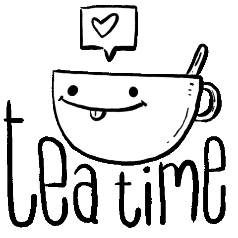 Happy Cup Of Tea Sticker