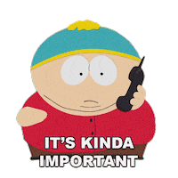 This Is Important Eric Cartman Sticker by South Park
