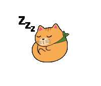 Sleepy Sticker by GentleCat