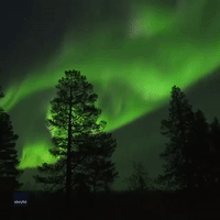 ‘Aurora Storm’ Lights Up Sky Over Lapland