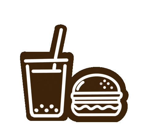 Burger Sticker
