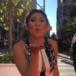 Red Carpet Blow Kiss GIF by Tony Awards