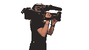 Cameraman Sticker by EMG Netherlands