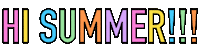 Party Summer Sticker