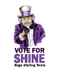 ergostylingtools hair brush hairstyle hairbrush Sticker