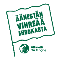 Vihreat Eduskuntavaalit Sticker by Vihreät – De Gröna