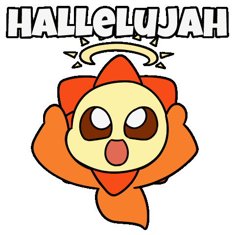 Praise The Lord Yes Sticker by Christophers Genie