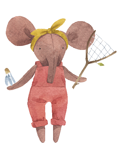 Spring Elephant Sticker by cozymoss