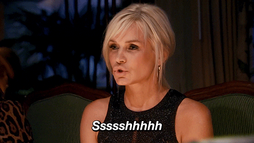 quiet real housewives of beverly hills GIF