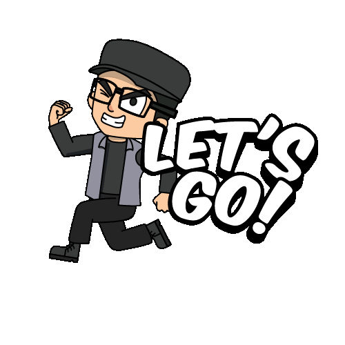 Lets Go Sticker