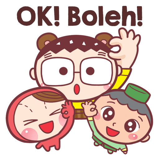 Muslim Ok Sticker by Bear Boss Buddies