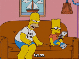 homer simpson glasses GIF