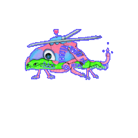 Illustration Flying Sticker by A Reason To Feel