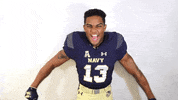 Navy Football Chance Warren GIF by Navy Athletics