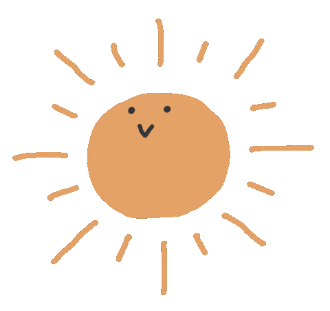 blue____919 sun 太陽 Sticker