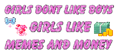Girl Money Sticker by AnimatedText