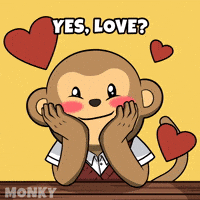 Tell Me Love GIF by Wise Monkey Meme