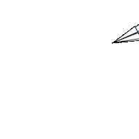 ljubavdesign fun creative flying plane Sticker