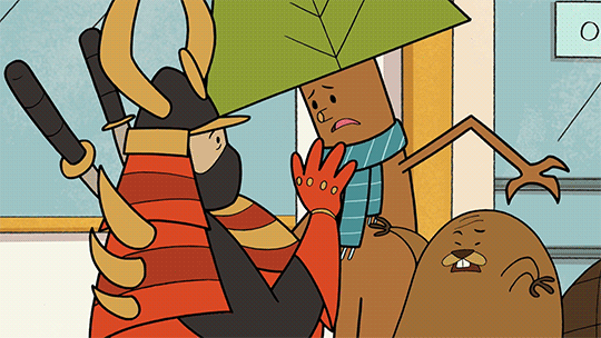 samurai lol GIF by Cartoon Hangover