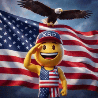 Stand Proud Red White And Blue GIF by SaluteXRPL