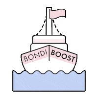 Christmas Boat Sticker by BondiBoost