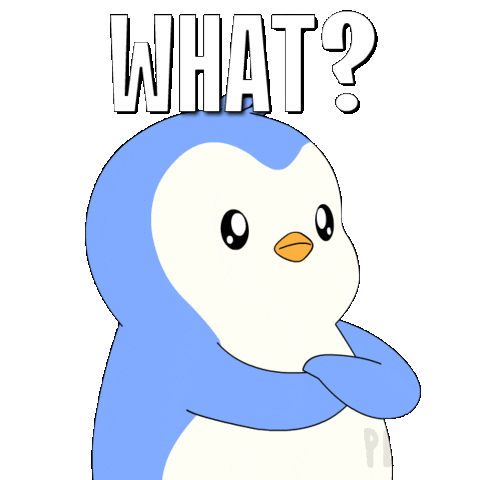 Excuse Me What Sticker by Pudgy Penguins