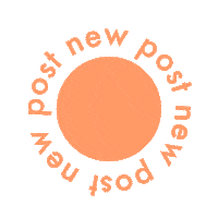 Orange Click Here Sticker