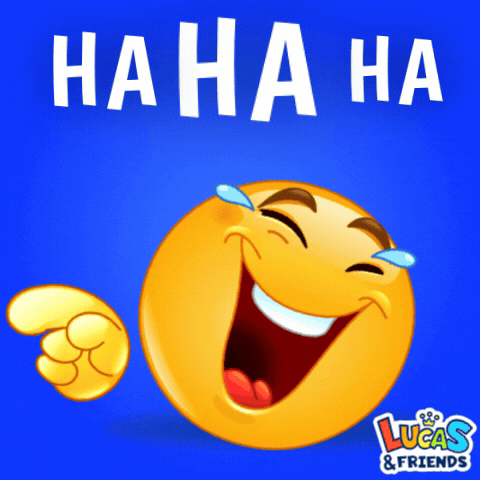 Ha Ha Ha Lol GIF by Lucas and Friends by RV AppStudios