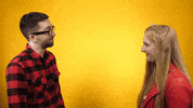 boom fist bump GIF by Podcastdotco