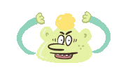 Look Here Hello Sticker by Careless Doodles