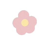 Pink Flower Sticker