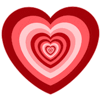 I Love You Hearts Sticker by Feliks Tomasz Konczakowski