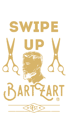 bartzart kiss swipe up shopping man Sticker
