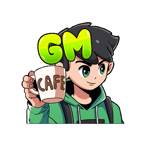 Good Morning Coffee Sticker by GAMES.GG