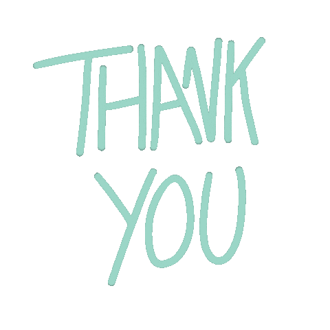 Thmz blue thank you thanks Sticker