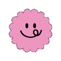 Happy Pink Sticker by Cafe Knotted