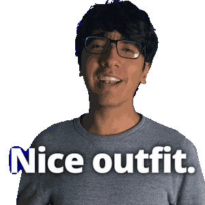 Clothing Looking Sharp Sticker