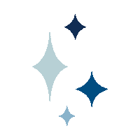 clairelapaillette blue white stars night Sticker