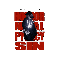 Horror Metal Sticker by Sinfulcelluloid