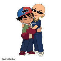 Big Hug Love Sticker by Bad Timing Studio