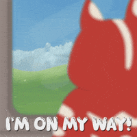 Coming Red Cat GIF by Kitaro World